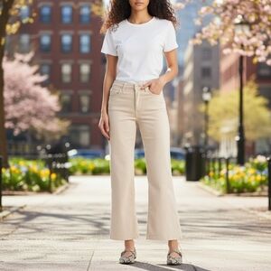 Lucky Brand Farrah Flare High Rise Crop Jeans 8/29